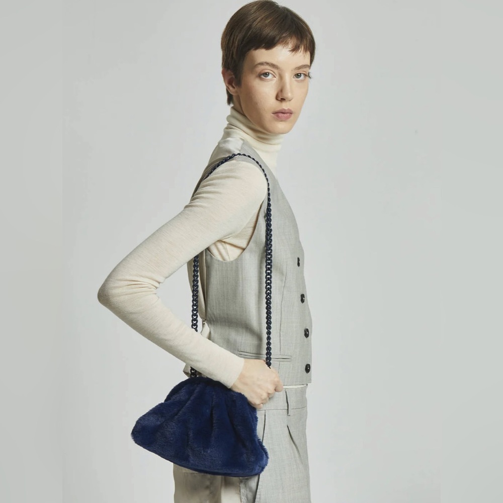 Maria La Rosa - Nita Mini Game Navy Blue Bag- SOLD OUT online!